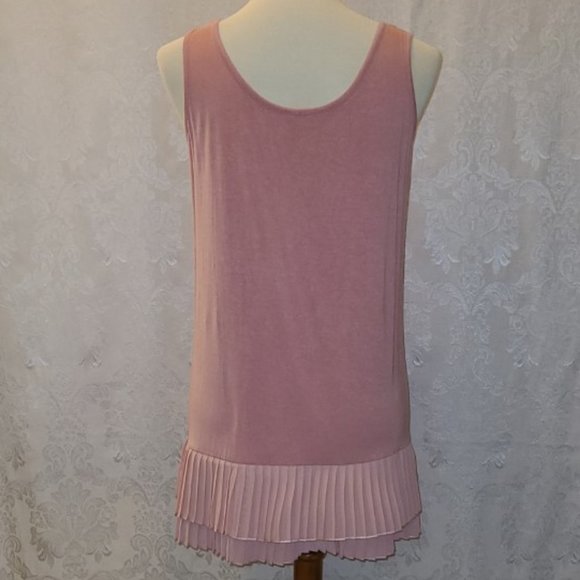 Ruby Ribbon Pleated Pink Chiffon Extender #1523 - Picture 4 of 14